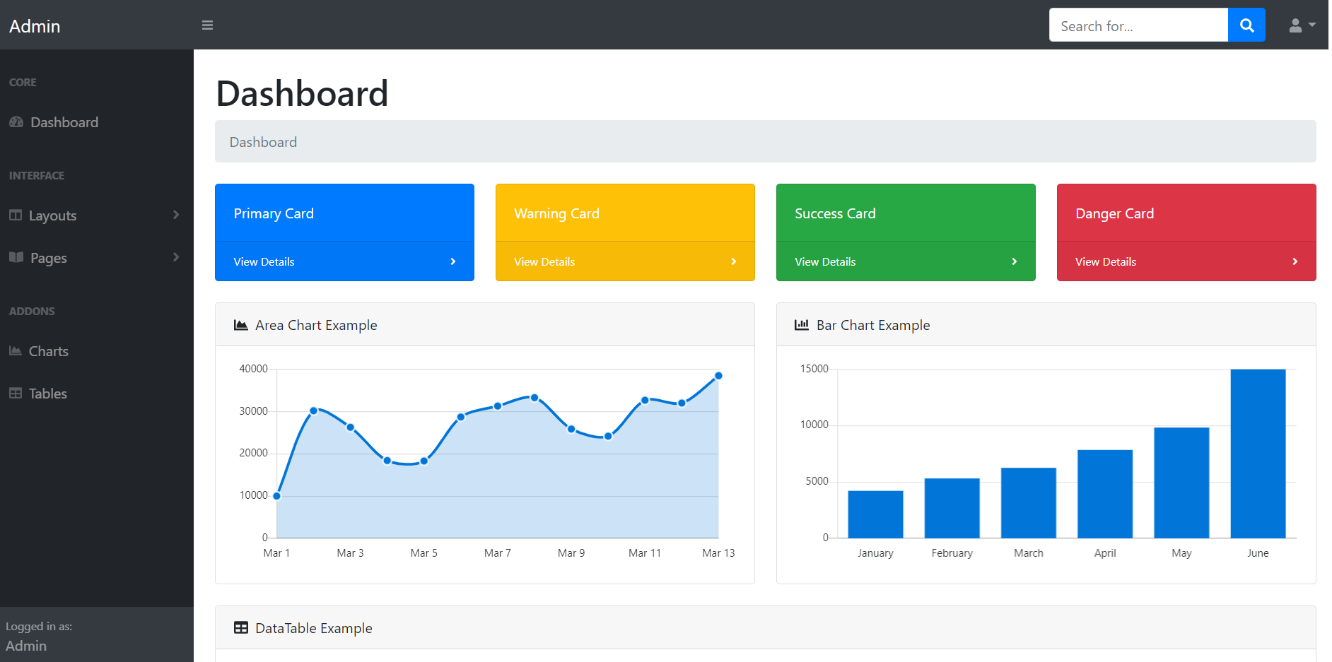 Financial Dashboard